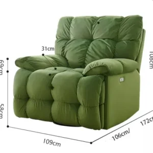 Comfort Relaxer Reclining Massager Rocking Chair