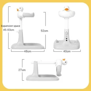 Duck-Shaped Non Slip Baby Bath Rack Stand