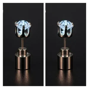 Korean Style LED Colorful Zircon Earrings