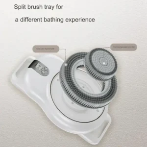 Shower Back Rubbing Wall-Mounted Smart Scrubbing Machine