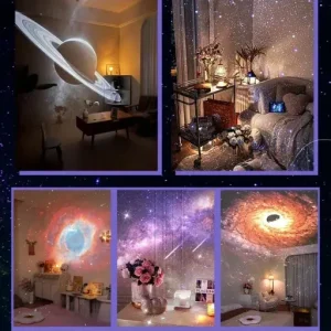 12in1 Shiny Star Meteor Bluetooth Night Projector