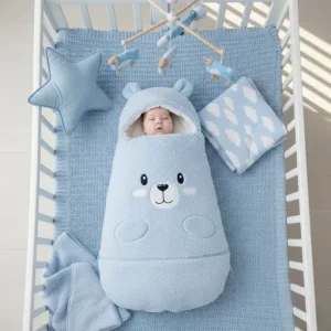 Cozy Mood Cartoon Infant Winter Sleep Bag