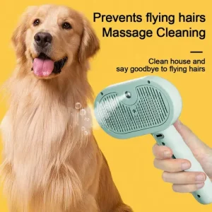Fresh Groom Steam Spray Pet Brush
