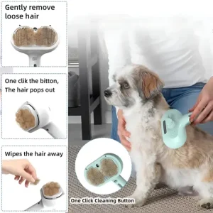 Fresh Groom Steam Spray Pet Brush