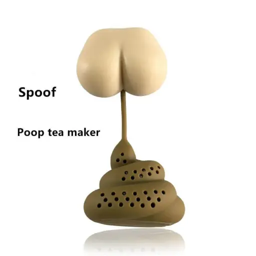 Funny Poop Shape Herbal Tea Infuser - Image 7