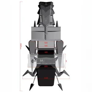 Zero Gravity Massage Ergonomic Scorpion Gaming Chair