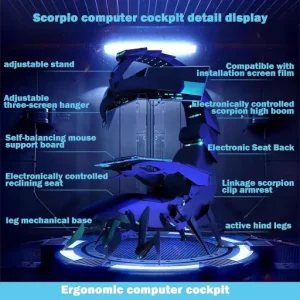 Zero Gravity Massage Ergonomic Scorpion Gaming Chair