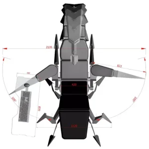 Zero Gravity Massage Ergonomic Scorpion Gaming Chair