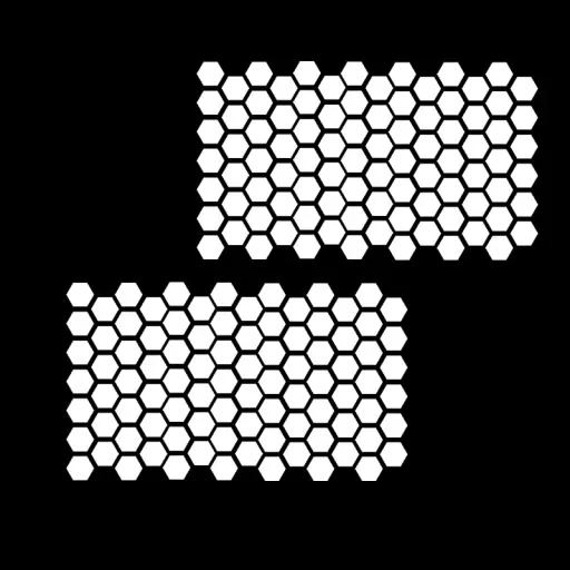 Car Side Window Honeycomb Decor Sticker