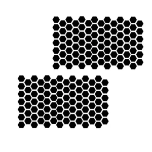 Car Side Window Honeycomb Decor Sticker