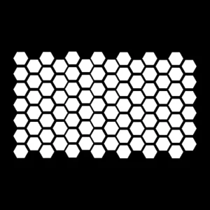 Car Side Window Honeycomb Decor Sticker