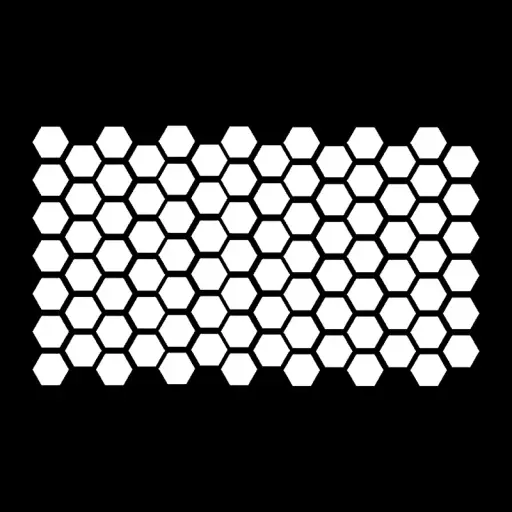 Car Side Window Honeycomb Decor Sticker