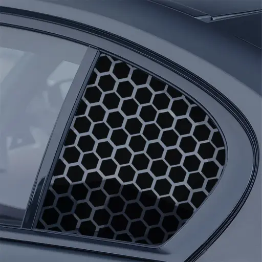 Car Side Window Honeycomb Decor Sticker
