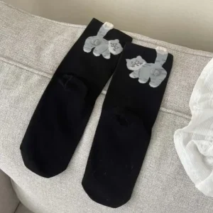 Cute Cat Butt Cartoon Socks