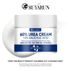 SUYARUN 60% Urea Foot Cream for Cracked Heels & Dry Skin
