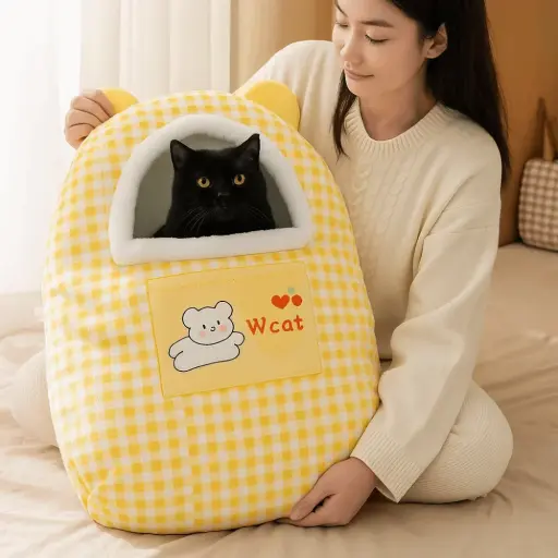 Snuggle Dreams Comfy Cat Bed House