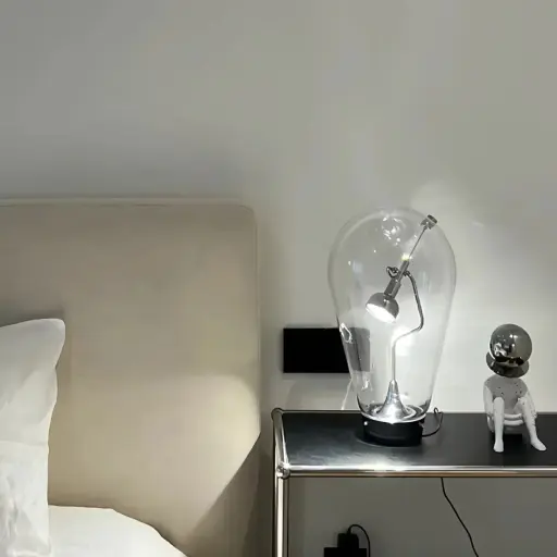 Glass Halo Sculptural Table Lamp