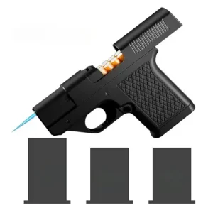 Gun Shape Secret Storage Jet Flame Lighter