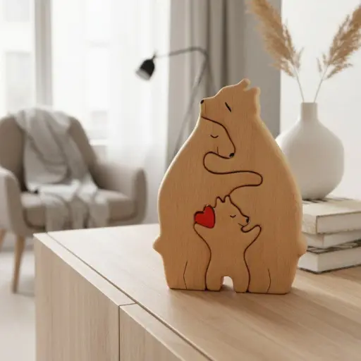 Loving Bears Interlocking Puzzle Decor