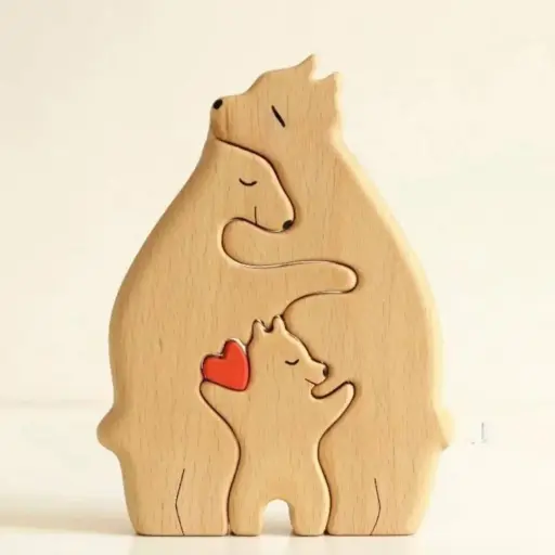 Loving Bears Interlocking Puzzle Decor