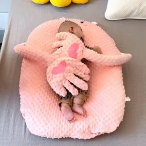 Dual Arm Cuddle Support Baby Anti Roll Pillow