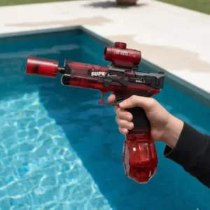 Electric Flame Effect Water Spray Blaster Toy Gun