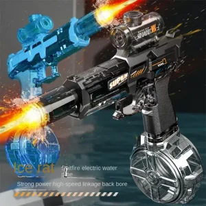 Electric Flame Effect Water Spray Blaster Toy Gun