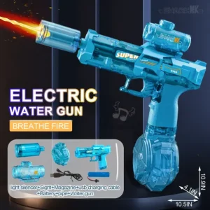 Electric Flame Effect Water Spray Blaster Toy Gun