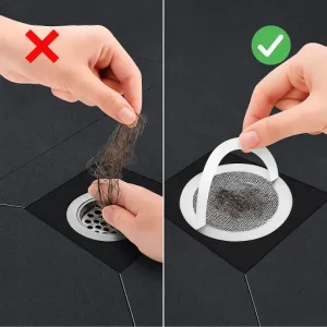 Disposable Shower Drain Hair Catcher Mesh Stickers