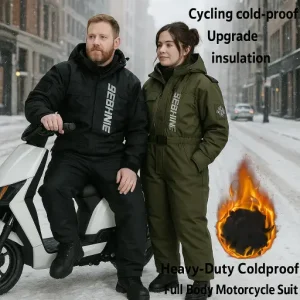 Heavy Duty Coldproof Full Body Motorcycle Suit