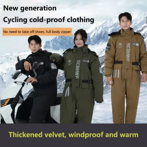 Heavy Duty Coldproof Full Body Motorcycle Suit
