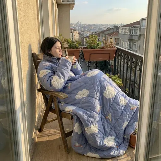 Lazy One Oversized Blanket Hoodie