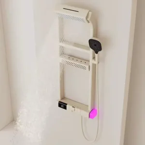 Modern LED Digital Display Thermostatic Piano Keys Shower Set