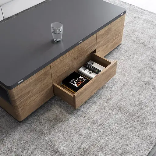 Space Saving Modern Convertible Folding Lift Coffee Table