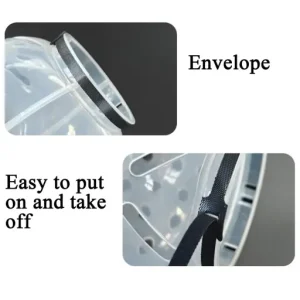Bubble Cone Transparent Cat Recovery Groom Helmet