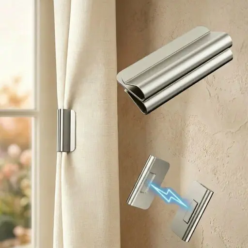 Curtain Lock Magnetic Light-Block Seal Clips