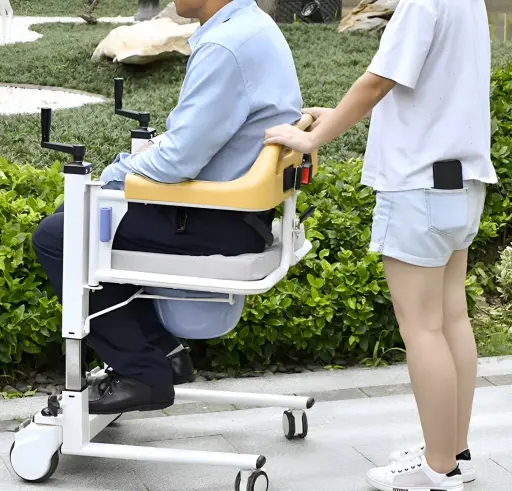 Elderly Patient Transfer Lift Handicapped Wheelchair