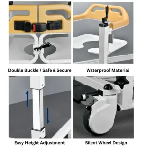Elderly Patient Transfer Lift Handicapped Wheelchair