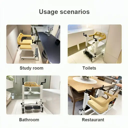 Elderly Patient Transfer Lift Handicapped Wheelchair