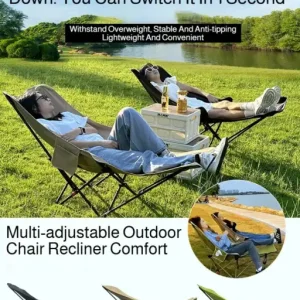 Relax Everywhere Reclining Outdoor Lounge Camping Chair