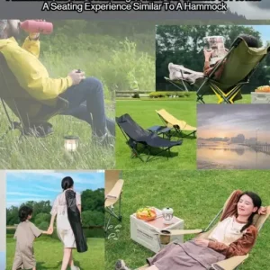 Relax Everywhere Reclining Outdoor Lounge Camping Chair