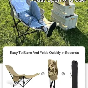 Relax Everywhere Reclining Outdoor Lounge Camping Chair