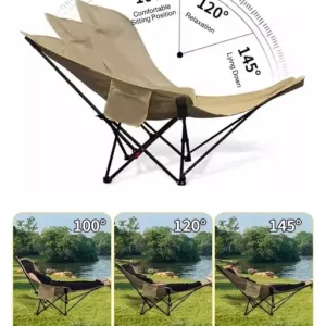 Relax Everywhere Reclining Outdoor Lounge Camping Chair