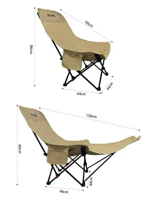 Relax Everywhere Reclining Outdoor Lounge Camping Chair