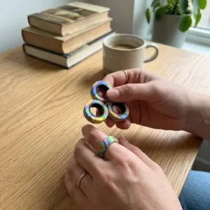 Spin Loop Magnetic Fidget Spinner Ring