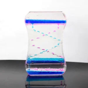 Two Color Crystal Oil Leak Hourglass