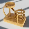 Wooden Perpetual Spiral Motion Kinetic Ball Roller Science Toy