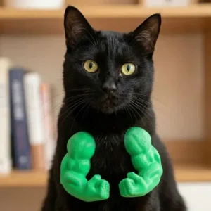 Body Builder Neck Hanging Pet Toy