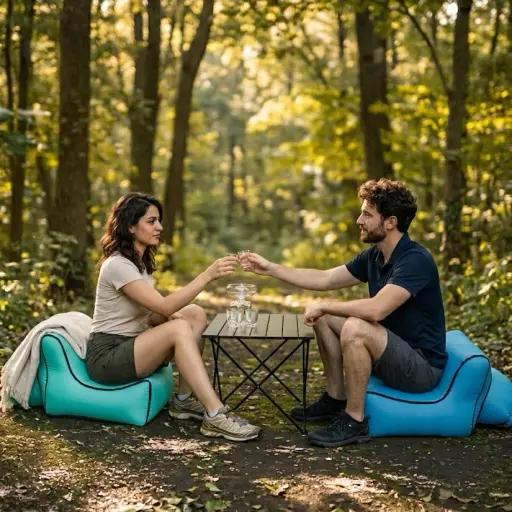 Carry Anywhere Quick Inflatable Mini Lounge Chair