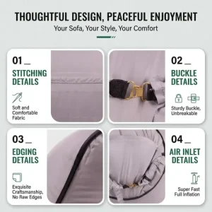 Carry Anywhere Quick Inflatable Mini Lounge Chair